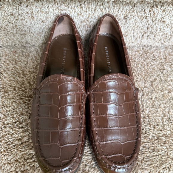 Manolo Blahnik Women’s Brown Leather Loafers - Picture 1 of 14